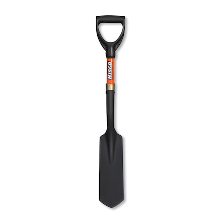 Hisco 4 in Trench Shovel, 21 in L D-Grip Handle HITS481D